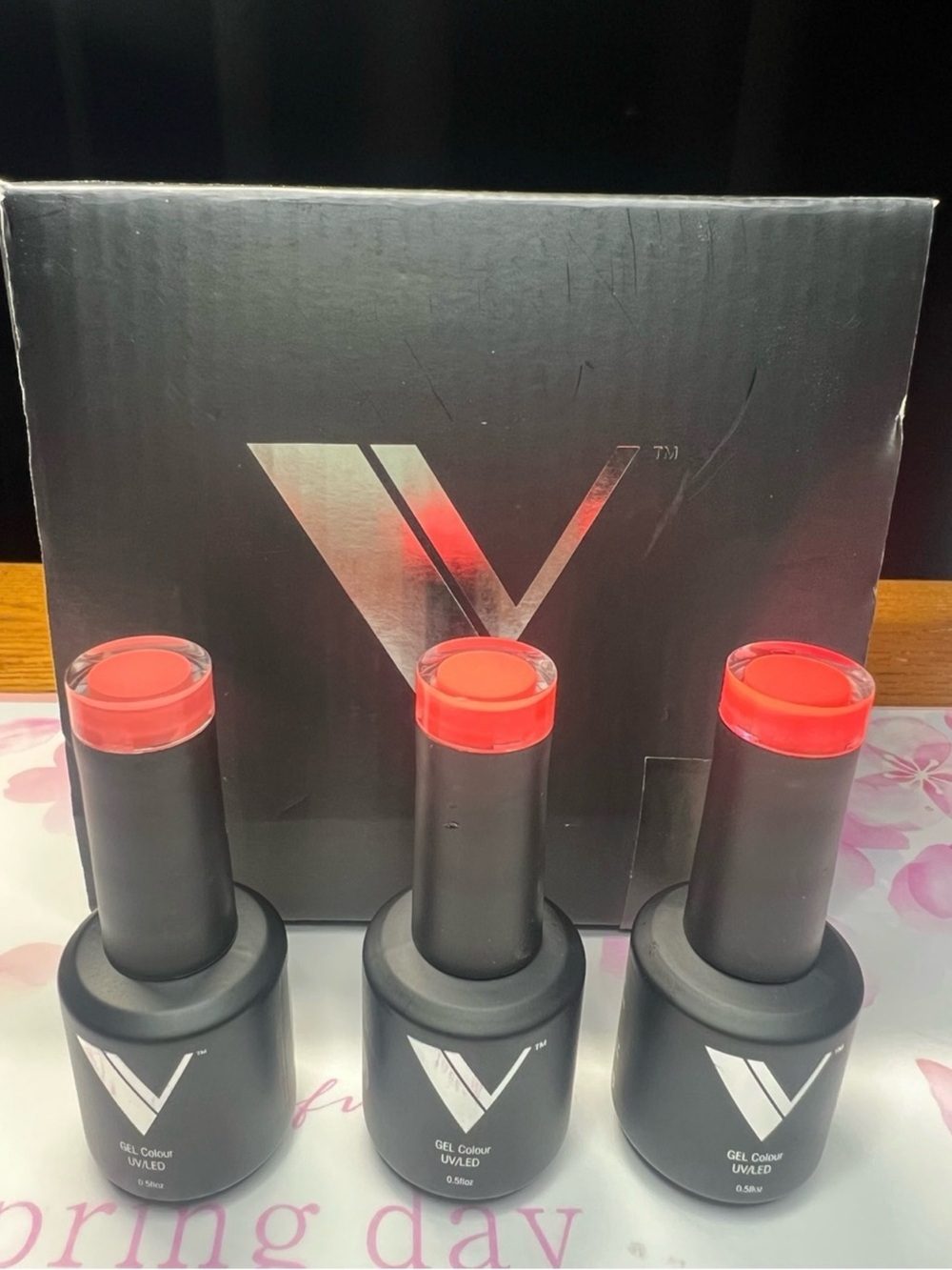 Gel Colour Nail Polish - Coral Pink - Picture 3 of 3